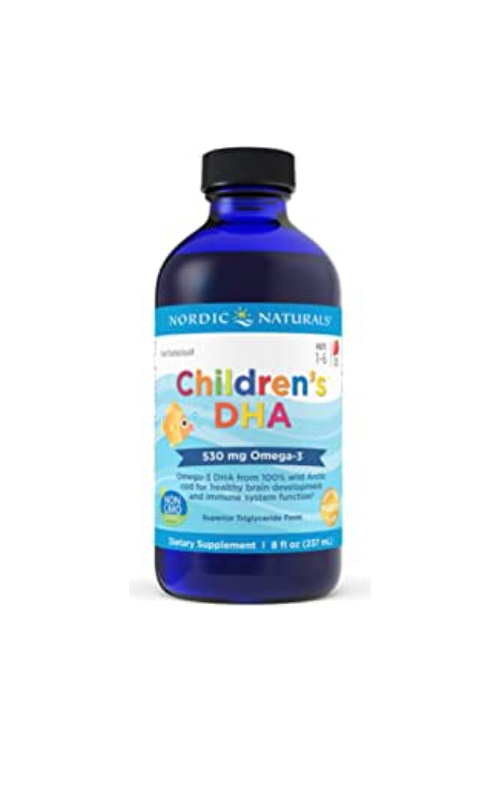 Nordic Naturals Children's DHA 530mg Omega 3 237ml (8 Ounces) 